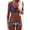 Image of Bandeau Print Brazilian Bikini Set