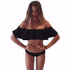 Image of Ruffled Bikini Set