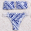 Image of String Reversible Halter High Neck Bikini Set