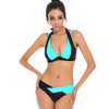 Image of Push Up Swimwear Bandage Bathing Suit Black And White XL