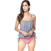 Image of Push Up Plus Size Swimwear Female Tankini Set