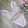 Image of New Striped print Bathing Suit