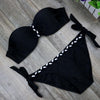 Image of Two-Piece Beachwear Striped Bodysuit