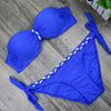 Image of Two-Piece Beachwear Striped Bodysuit