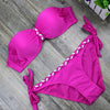 Image of Two-Piece Beachwear Striped Bodysuit