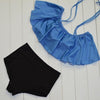 Image of Retro High Waist Bikini Set