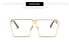 Image of New fashion Steampunk Square Sunglasses