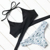 Image of Printed Cut Up Swimsuit
