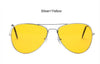 Image of Yellow Aviation Sunglasses - Night Vision