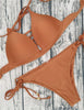 Image of Brazilian Cross Hollow Cross Strap Push Up Bikini Set