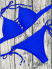 Image of Brazilian Cross Hollow Cross Strap Push Up Bikini Set