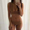 Image of Cut Out Micro Bikini Braided Bathing Suit