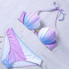 Image of Mermaid 4 Gradient Shell Bikini Set