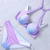 Image of Mermaid 4 Gradient Shell Bikini Set