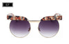 Image of Semi-Rimless Sunglasses