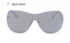 Image of Aqua Rimless Sunglasses