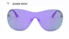 Image of Aqua Rimless Sunglasses