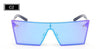 Image of Square Frame Women's Rimless Sunglasses