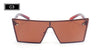 Image of Square Frame Women's Rimless Sunglasses