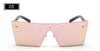 Image of Square Frame Women's Rimless Sunglasses