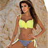 Image of Low Waisted Halter Top Push Up Bikini Set Plus Size