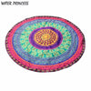 Image of Bikini Cover Up Round Printing Beach Towel
