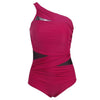 Image of Mesh One Shoulder Swimwear Bathing Suits