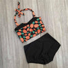 Image of High Waist Vintage High Neck Bikini Set