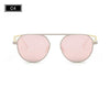 Image of Fashion Round Frame Cat's Eye Sunglasses