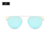 Image of Fashion Round Frame Cat's Eye Sunglasses