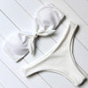 Image of Strapless Bikini Push Up Padded Knot Bikini Set