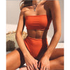 Image of High Leg Two Pieces Bikini Set