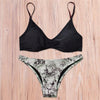 Image of Low Waist Striped Bikini Set