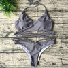 Image of Cross Suit Top Low Waist Push Up Brazilian Suit