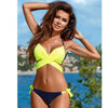 Image of Cross Stripe Women Swimwear