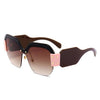 Image of Oversized Fashion Mirror Sunglasses