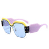 Image of Oversized Fashion Mirror Sunglasses