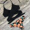 Image of Floral Printed Halter Bikinis Set