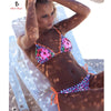 Image of Floral Sexy Swimwear Bikini Set