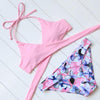 Image of Printed Cut Up Swimsuit
