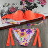 Image of Solid Strappy Bikinis Set