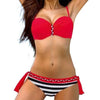 Image of Tanga Push Up Halter Bikini Set