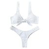 Image of Knotted Padded Thong Bikini Set