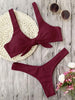 Image of Knotted Padded Thong Bikini Set