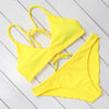 Image of Solid Color Bikini Set