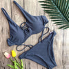 Image of Strapless Floral Print Bikini Set