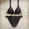 Image of Strapless Floral Print Bikini Set