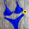 Image of Strapless Floral Print Bikini Set