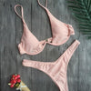 Image of Strapless Floral Print Bikini Set