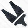 Image of Push Up Solid Color Bikinis Set